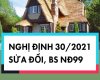 Nghị định số 30/2021/NĐ-CP sửa đổi bổ sung ...